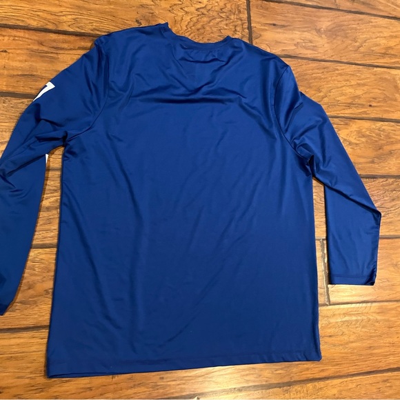 Hurley tee men’s Large blue long sleeve shirt performance stretch MFG active - Picture 7 of 8